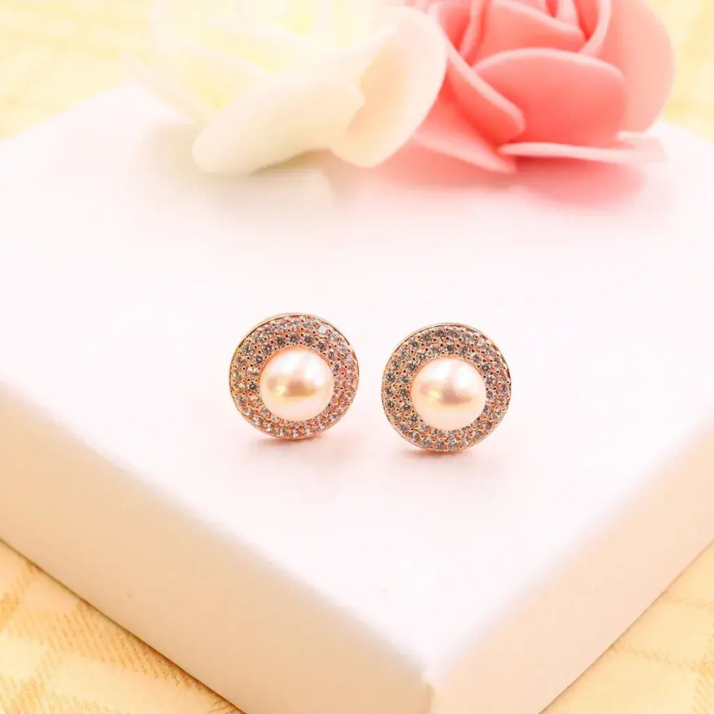 Pearl & Heart Double Sided Stud Earrings – Kennedy Sue Gift & Home
